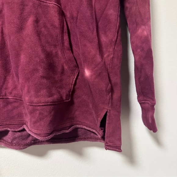 💙 Old Navy French Terry Pullover Hoodie Pink Tie Dye Girl’s Size XL Spring Boho - Picture 10 of 14